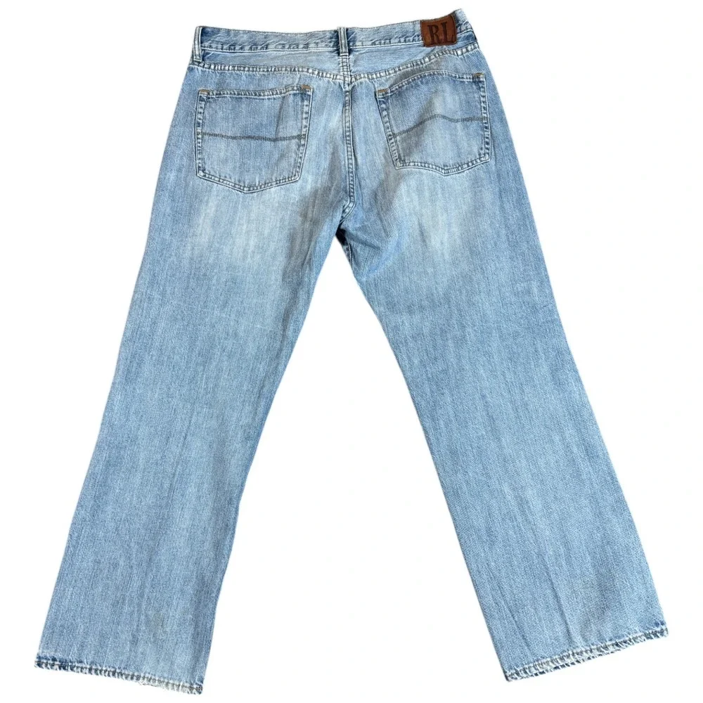 RL Polo Jeans Co Men's 36x30 Easy Fit Blue Denim Vintage 90s Ralph Lauren‎